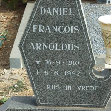 ? Daniel Francois Arnoldus 1910-1992