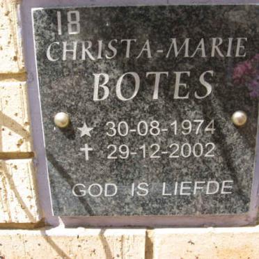 BOTES Christa-Marie 1974-2002