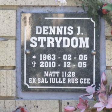 STRYDOM Dennis J. 1963-2010