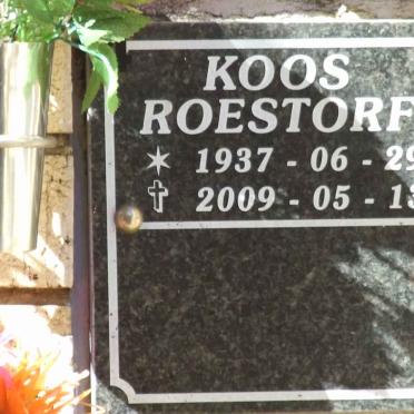 ROESTORF Koos 1937-2009