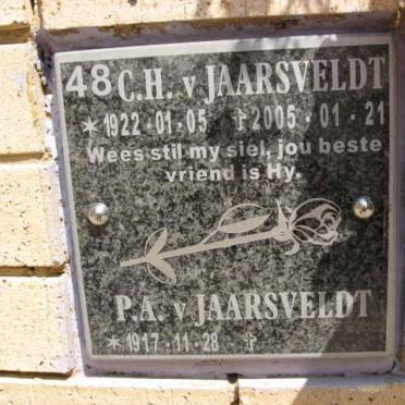 JAARSVELDT  P.A., van 1917- &amp; C.H. 1922-2005