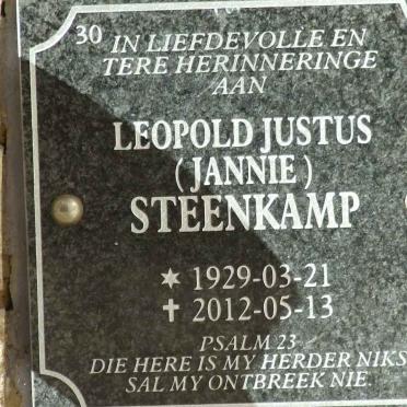 STEENKAMP Leopold Justus 1929-2012