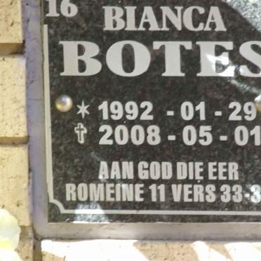 BOTES Bianca 1992-2008