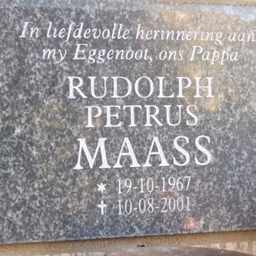MAASS Rudolph Petrus 1967-2001