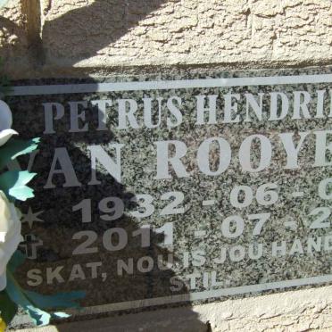 ROOYEN Petrus Hendrik, van 1932-2011