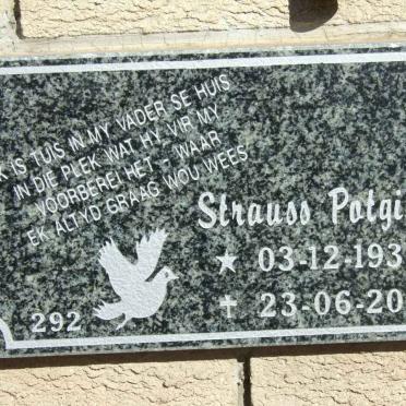 POTGIETER Strauss 1930-2007