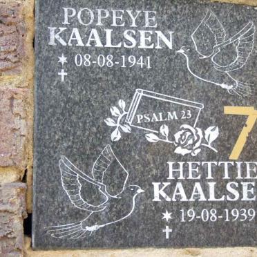 KAALSEN Popeye 1941- &amp; Hettie 1939-