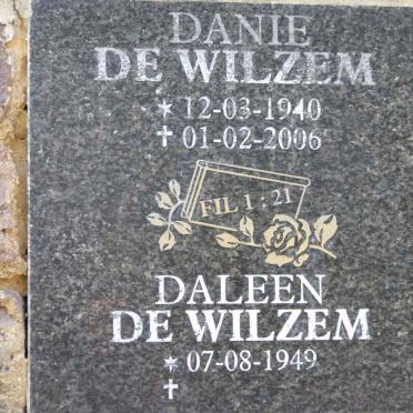 WILZEM Danie, de 1940-2006 &amp; Daleen 1949-