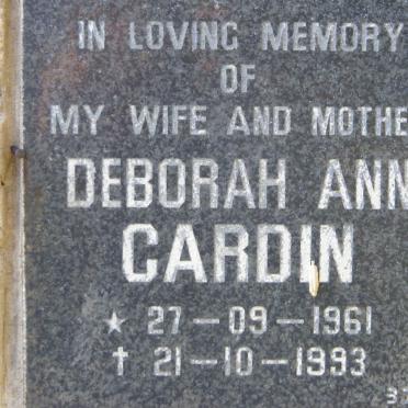 CARDIN Deborah Ann 1961-1993