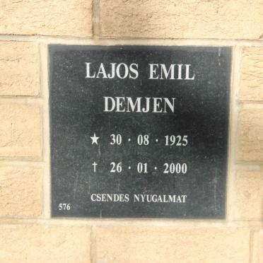 DEMJEN Lajos Emil 1925-2000