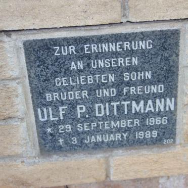 DITTMAN Ulf P. 1966-1989