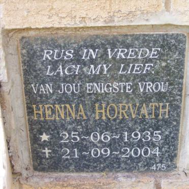 HORVATH Henna 1935-2004
