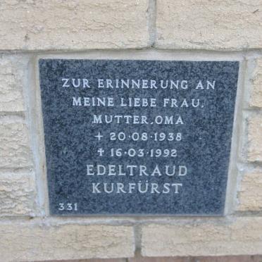 KURFURST Edeltraud 1938-1992