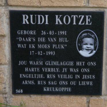 KOTZE Rudi 1991-1993