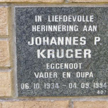 KRUGER Johannes P. 1934-1994