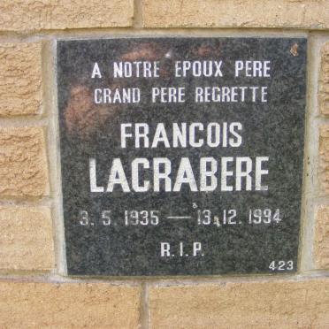 LACRABERE Francois 1935-1994