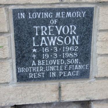 LAWSON Trevor 1962-1988