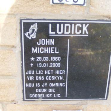 LUDICK John Michiel 1960-2003
