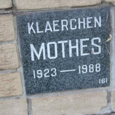MOTHES Klaerchen  1923-1988