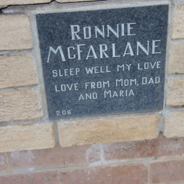 McFARLANE Ronnie