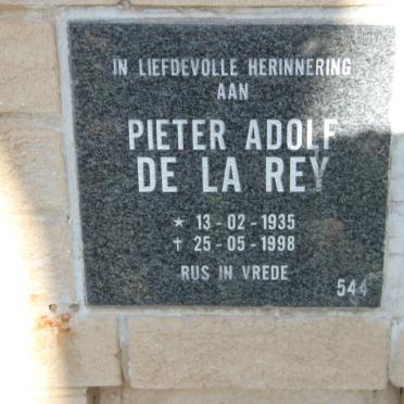 REY Pieter Adolf, de la 1935-1998