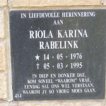 RABELINK Riola Karina 1976-1995