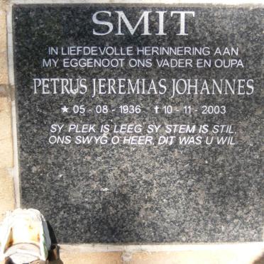 SMIT Petrus Jeremias Johannes 1936-2003