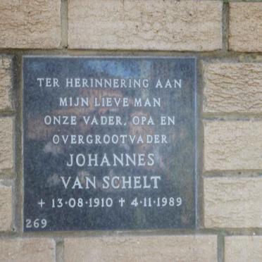 SCHELT Johannes, van 1910-1989