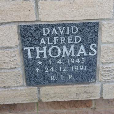 THOMAS David Alfred 1943-1991