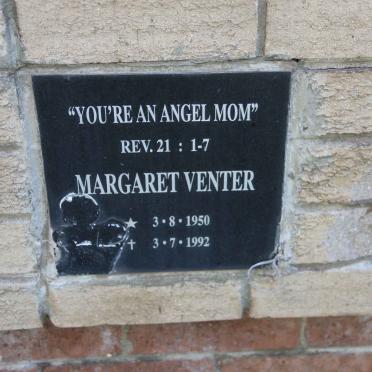 VENTER Margaret 1950-1992