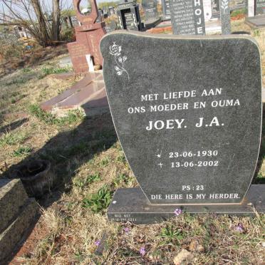 ? Joey J.A. 1930-2002