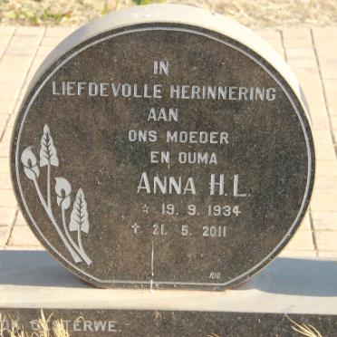 ? Anna H.L. 1934-2011