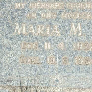 ? Maria M.E. 1922-1954