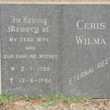 ? Ceris Wilma 1928-1964