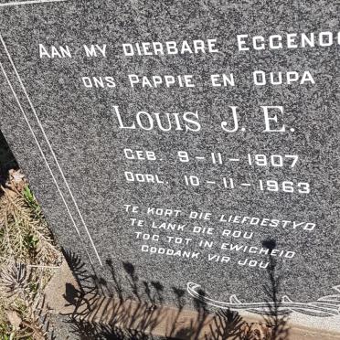 ? Louis J.E. 1907-1963