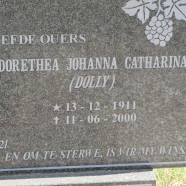? Dorethea Johanna Catharina 1911-2000