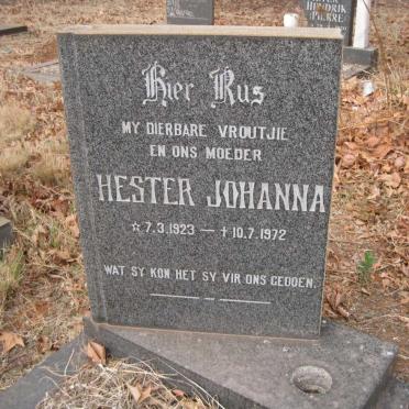 ? Hester Johanna 1923-1972