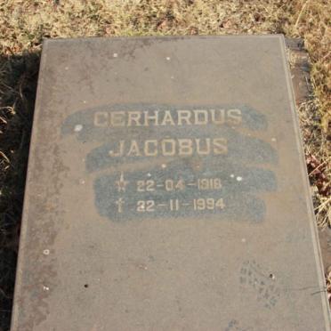 ? Gerhardus Jacobus 1918-1994