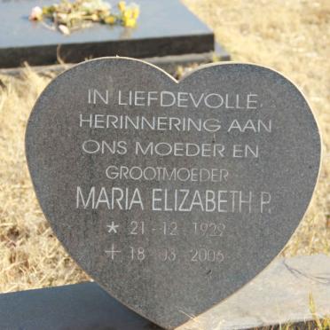 ? Maria Elizabeth P. 1929-2006