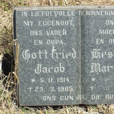 ? Gottfried Jacob 1914-1985 &amp; Hester Martha