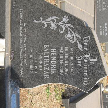 ? Hendrik Balthazar 1919-1982 &amp; Johanna Hendrina 1919-1993