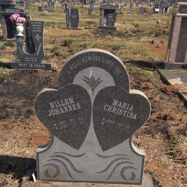 ? Willem Johannes 1957-2010 &amp; Maria Christina 1959-