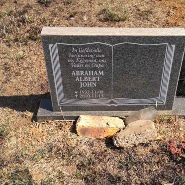 ? Abraham Albert John 1932-2010