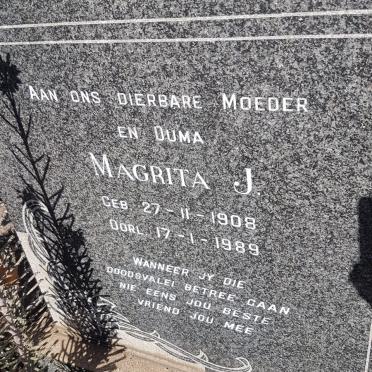 ? Magrita J. 1908-1989
