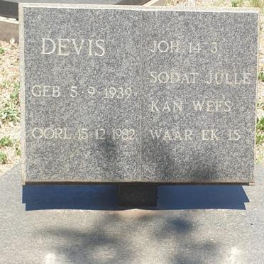 ? DEVIS 1939-1982