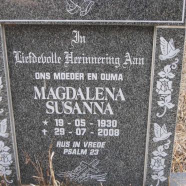 ? Magdalena Susanna 1930-2008