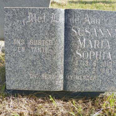 ? Susanna Maria Sophia 1910-1997