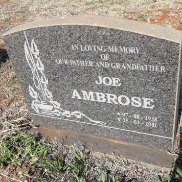 AMBROSE Joe 1938-2001