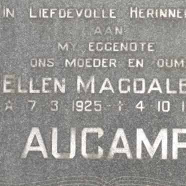 AUCAMP Ellen Magdaleen 1925-1985