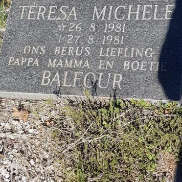 BALFOUR Teresa Michele 1981-1981